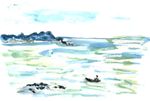水彩画/浜島２
